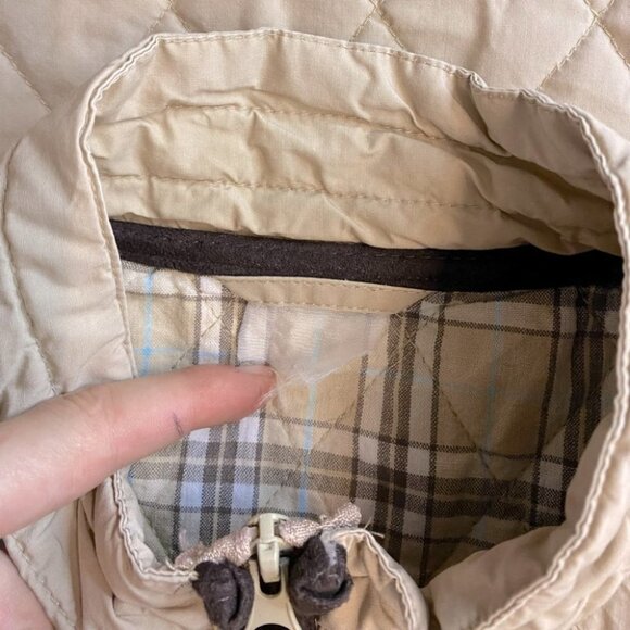Vintage Banff Beige Quilted Zip Front Vest L - Picture 6 of 13